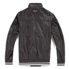 秋日型動(dòng)派 七匹狼151166淺灰立領(lǐng)夾克，男士百搭茄克新風(fēng)尚